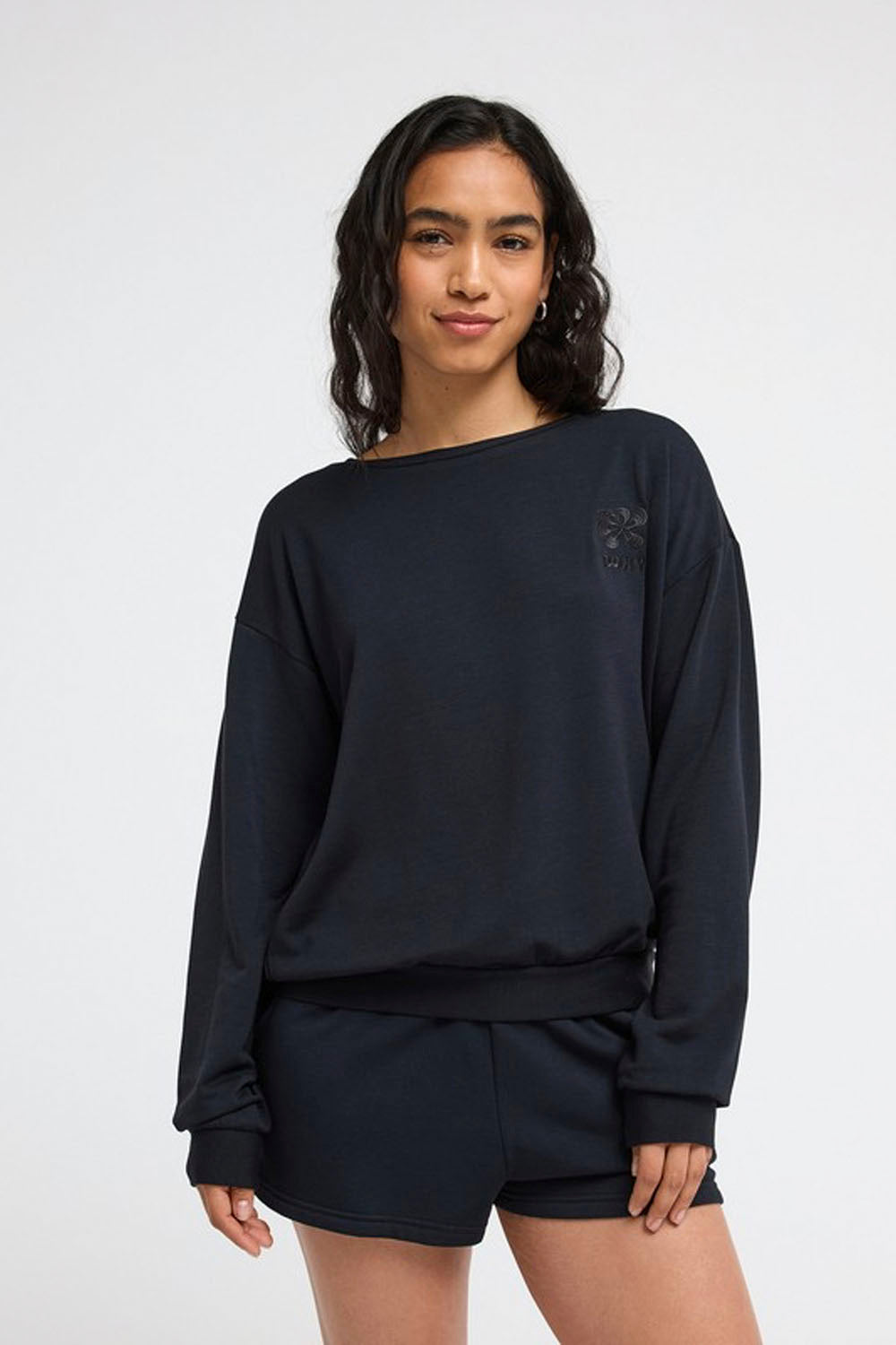 ROXY - SURFING BY MOONLIGHT CREW - BLACK