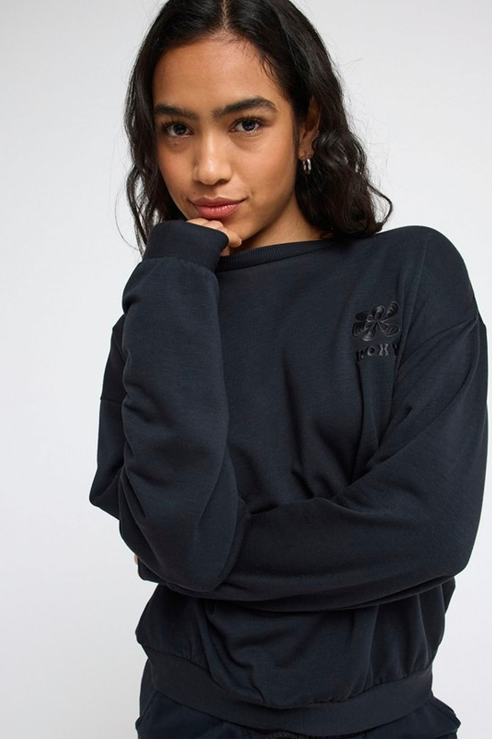 ROXY - SURFING BY MOONLIGHT CREW - BLACK