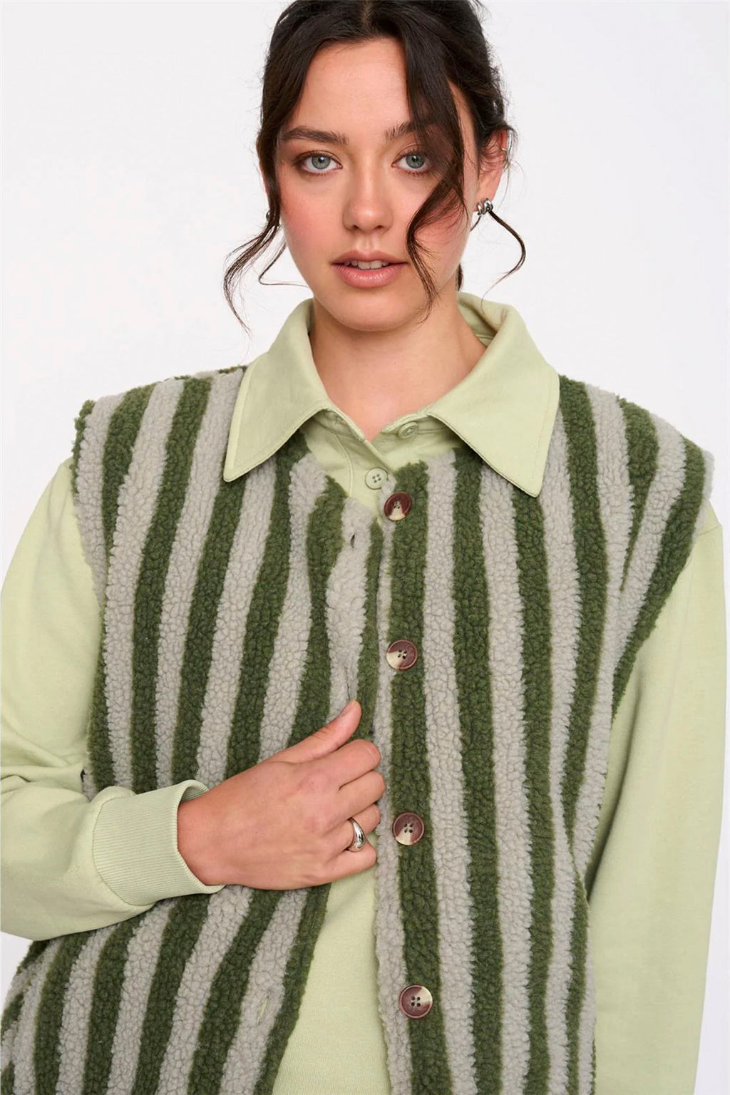 24COLOURS - STRIPED VEST