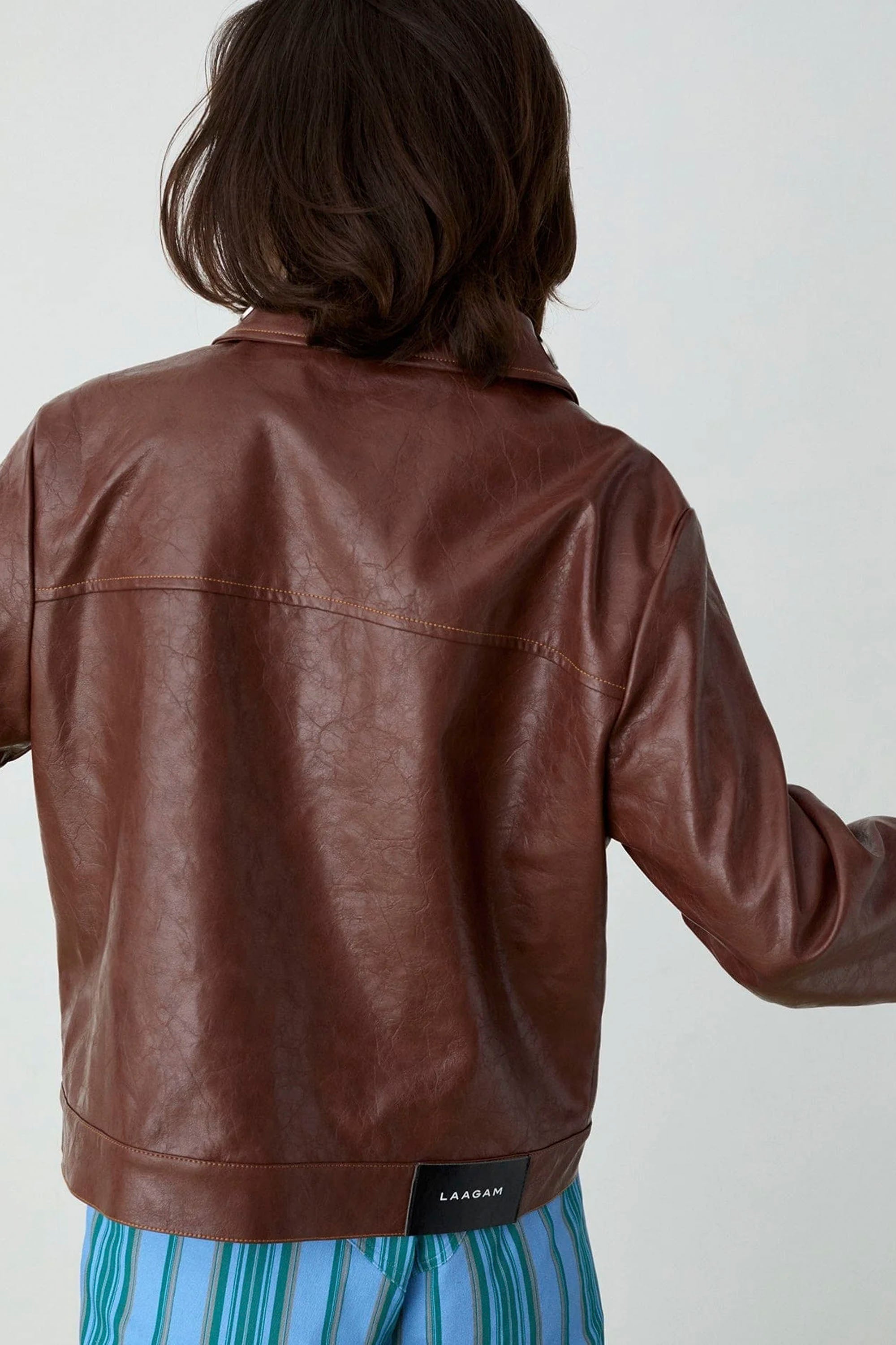 LAAGAM - SHIRLEY JACKET - BROWN