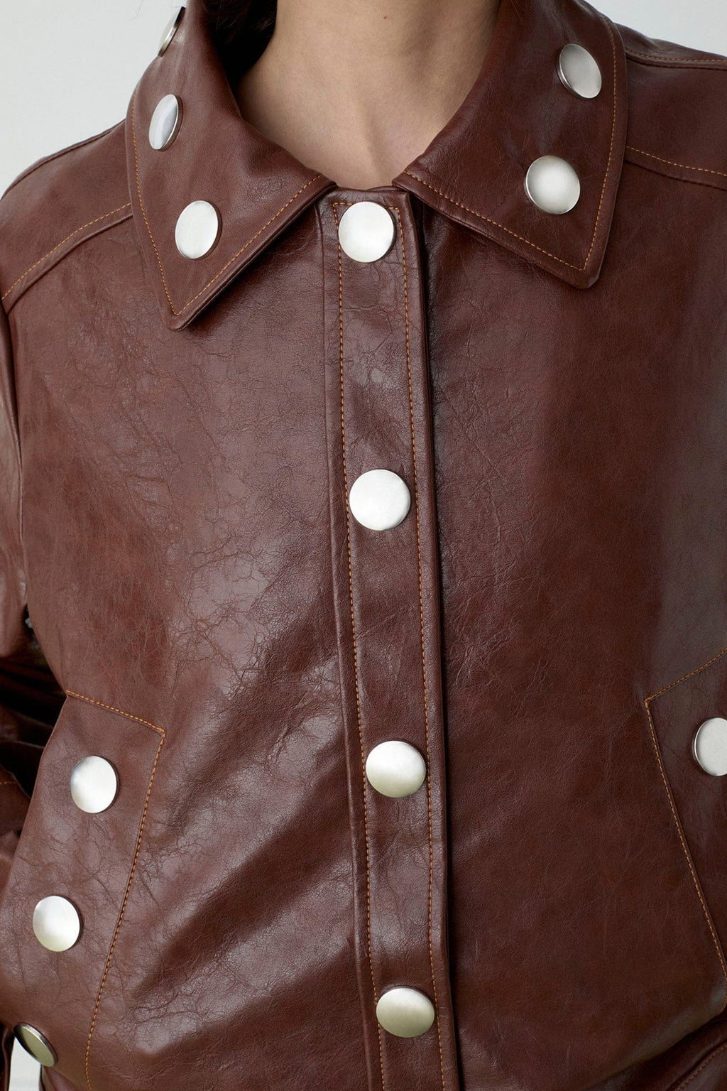LAAGAM - SHIRLEY JACKET - BROWN