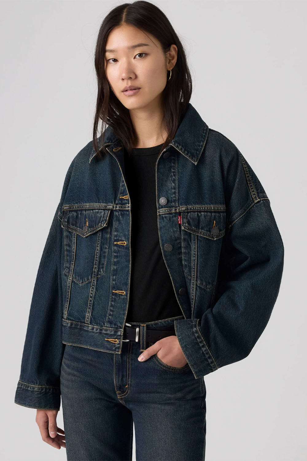 LEVIS - LOOSE CROP TRUCKER