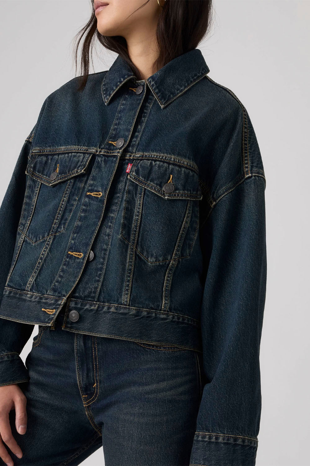 LEVIS - LOOSE CROP TRUCKER