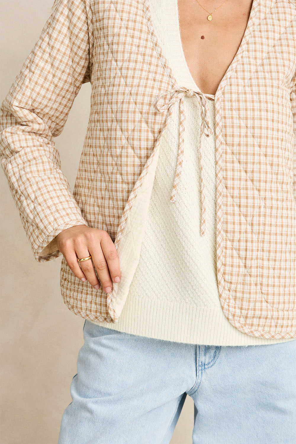 RHYTHM - LONDON REVERSIBLE QUILTED JACKET