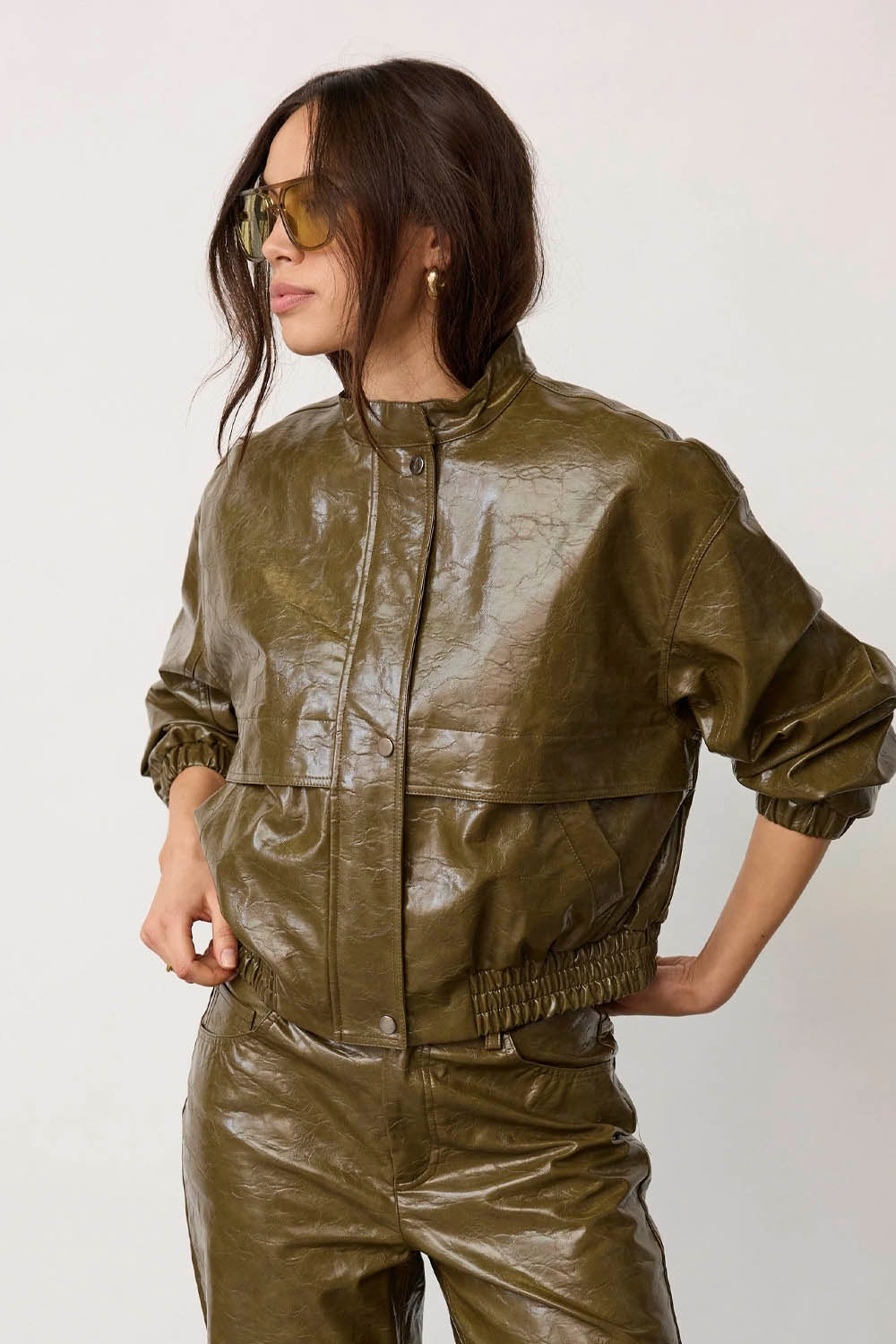 CO´COUTURE - RICHACC BOMBER - OLIVE