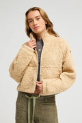 ROXY - BLURRY CLOUD POLAR FLEECE - PEEBLE OUTLINE MO