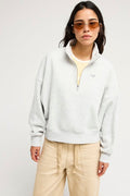 ROXY - EVERFREE FLEECE - LIGHT GREY HEATHER