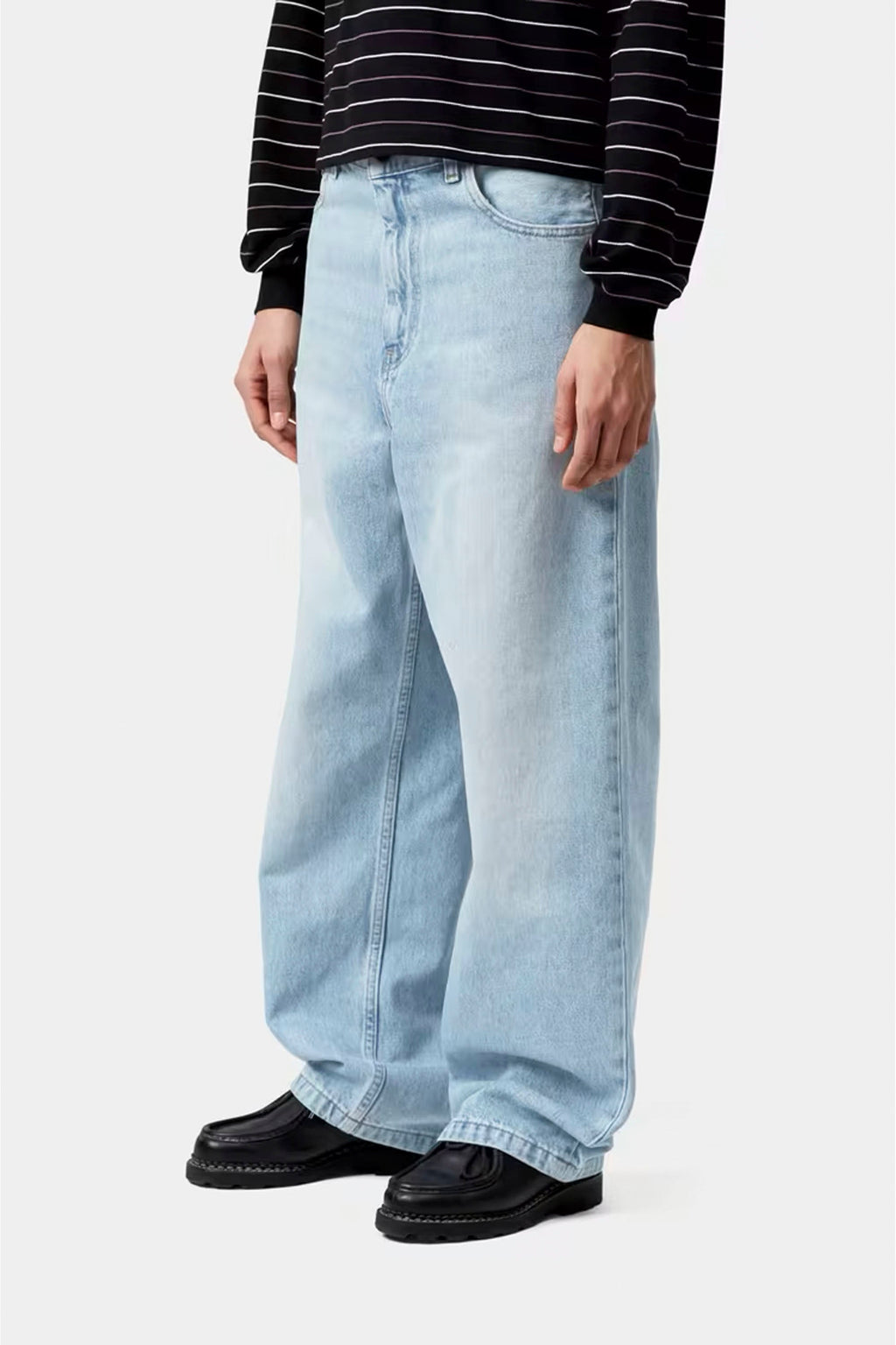 CARHARTT WIP - BRANDON PANT - BLUE HEAVY WORN BLEACHED