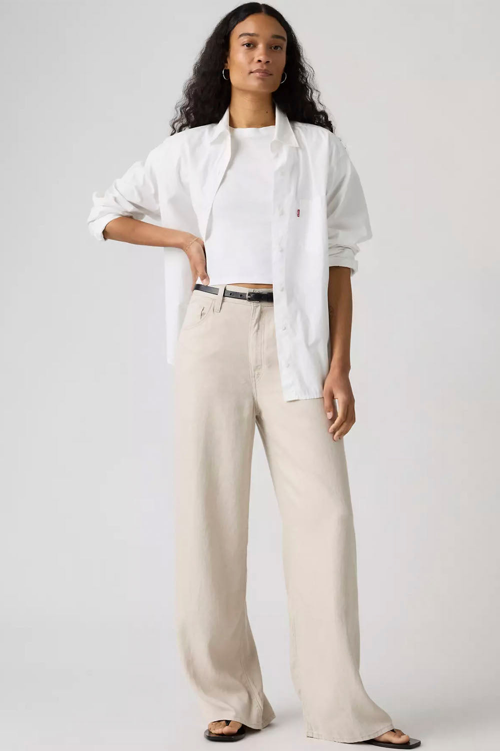 LEVIS - CINCH WIDE LEG - CRYSTAL GRAY