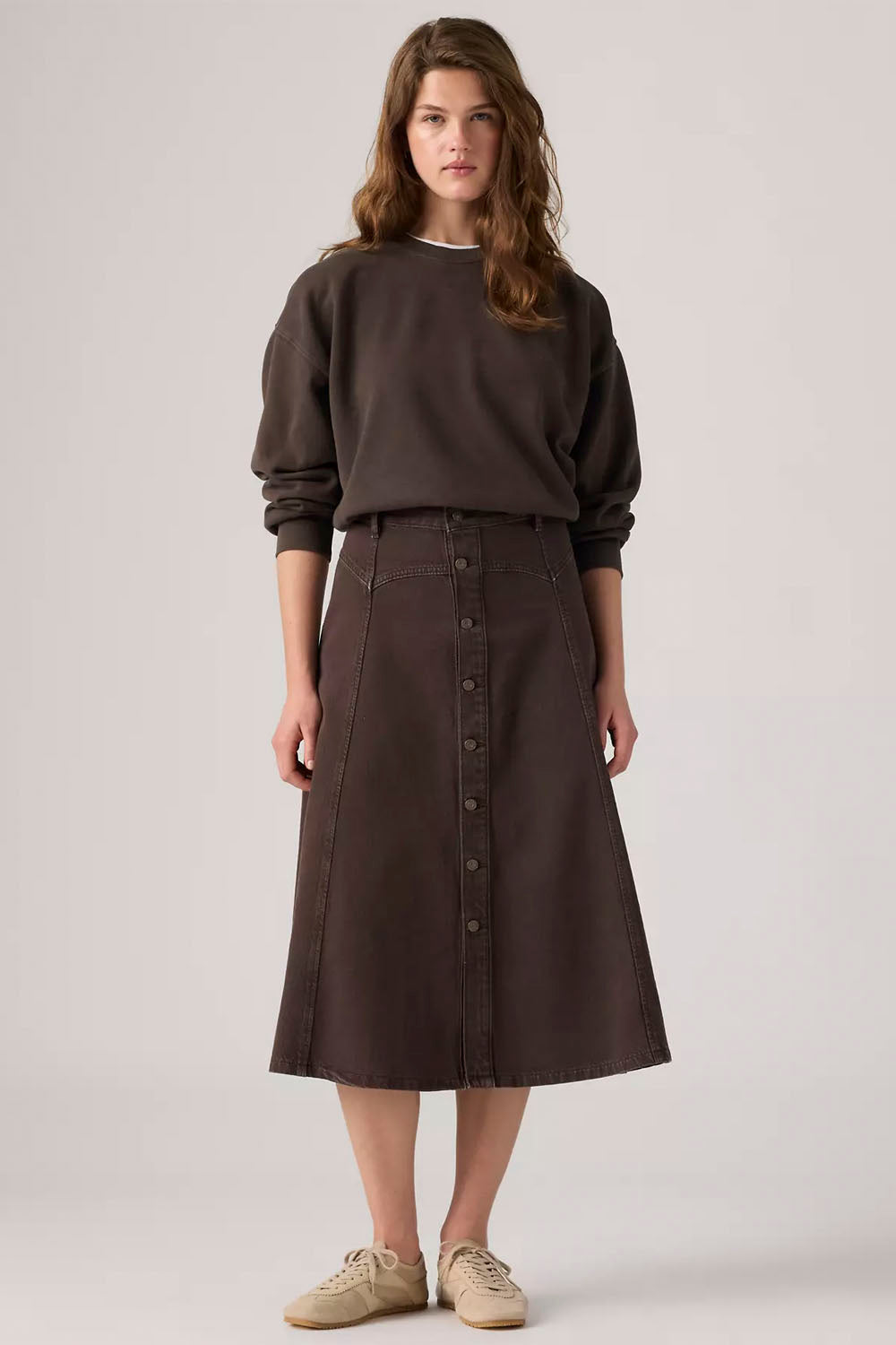 LEVIS - YOKED WESTERN SKIRT