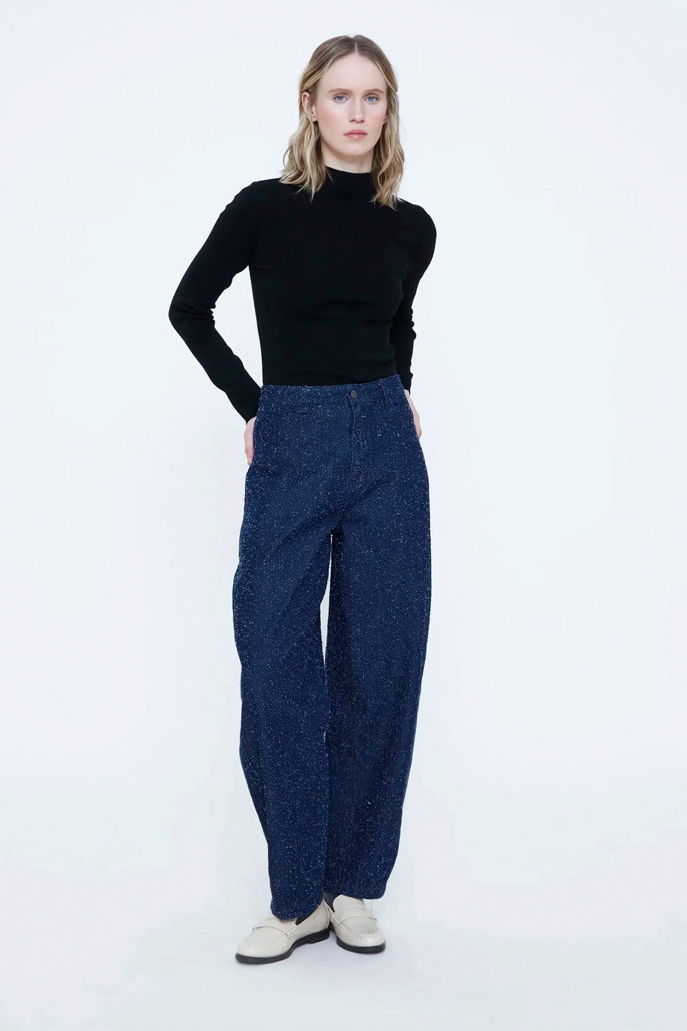 WILD PONY - TEXTURED DENIM PANT