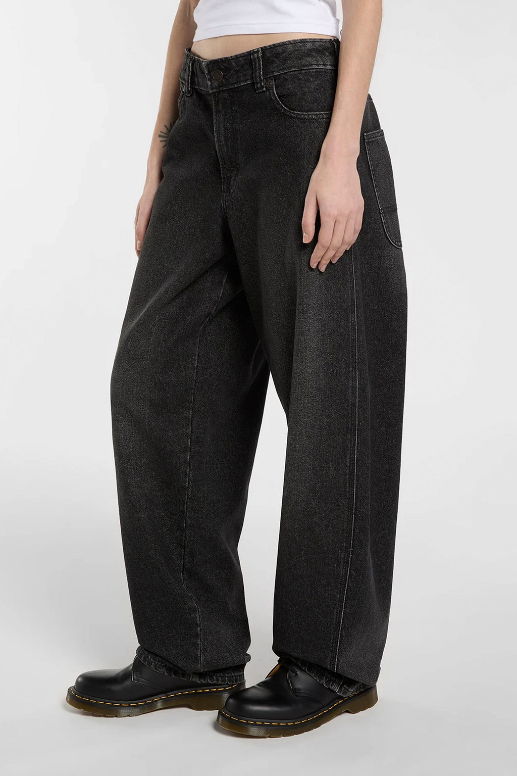 DICKIES - 957 LOOSE TAPERED WORK JEAN - BLACK WASH
