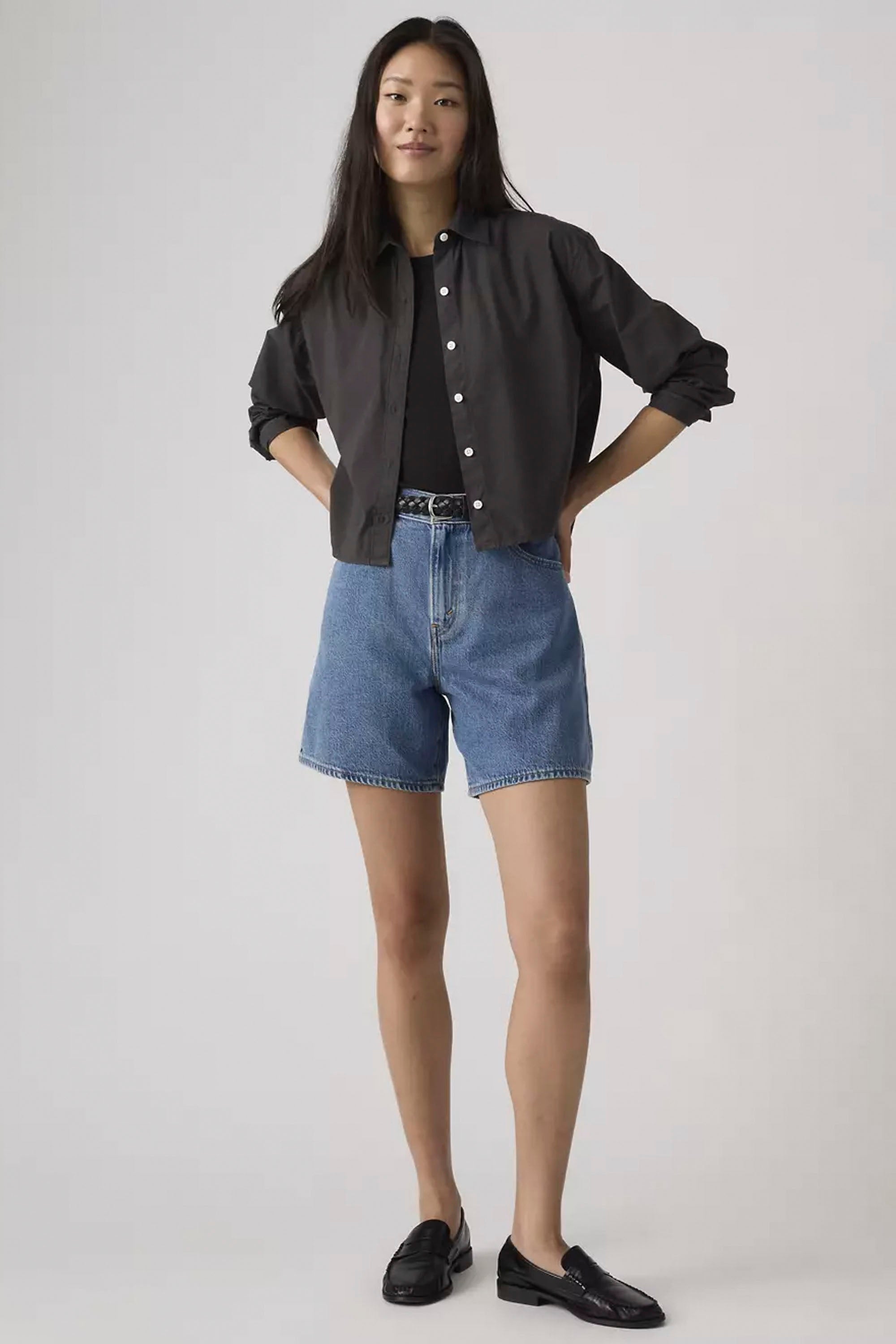LEVIS - HIGH BAGGY SHORT - OWN IT TENCEL