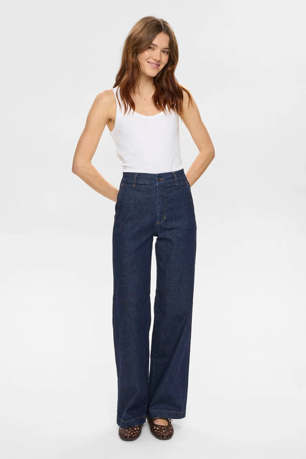 NÜMPH - NUAMBER HIGH RISE WIDE JEANS