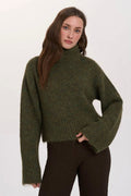 24COLOURS - LONG NECKED KNIT PULLOVER