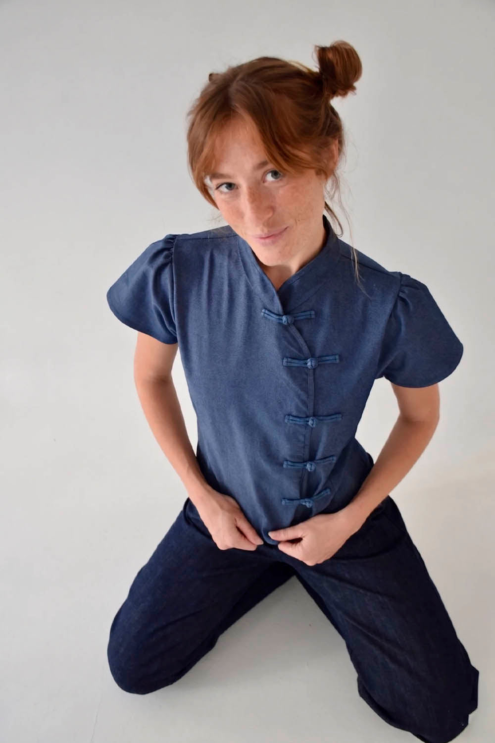 MIND TRAVELER BCN - LUCY DENIM BLOUSE