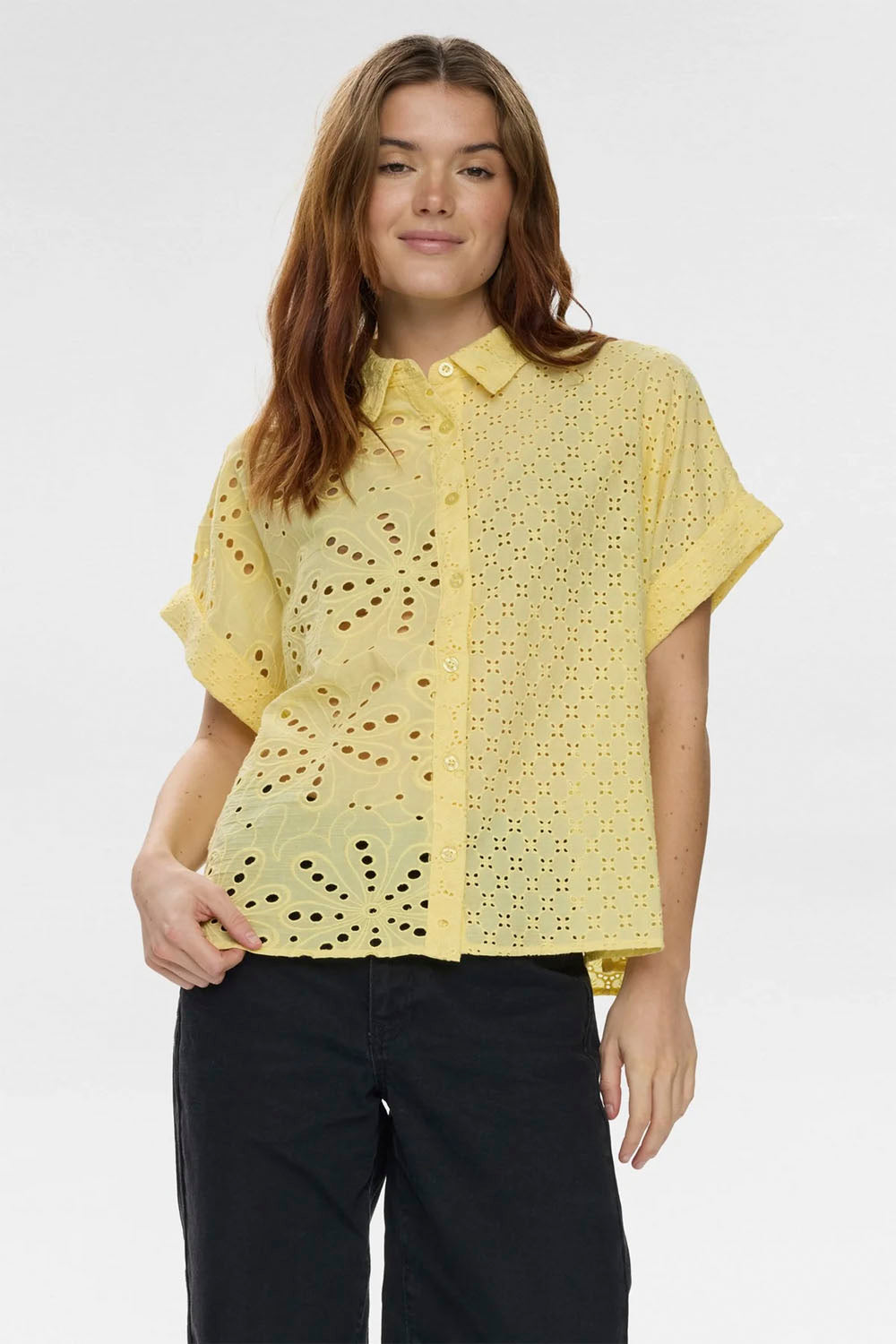 NÜMPH - NUPALMA SLEEVELESS SHIRT - POPCORN