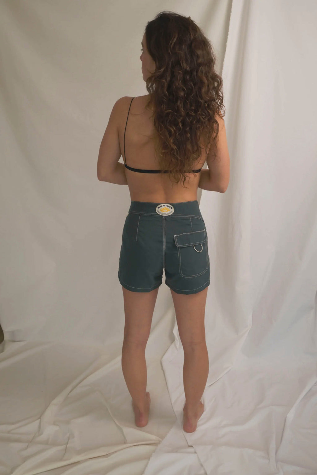 LA REINA BOARDSHORTS - MARINE STRIPES BOARDSHORT - WOMAN