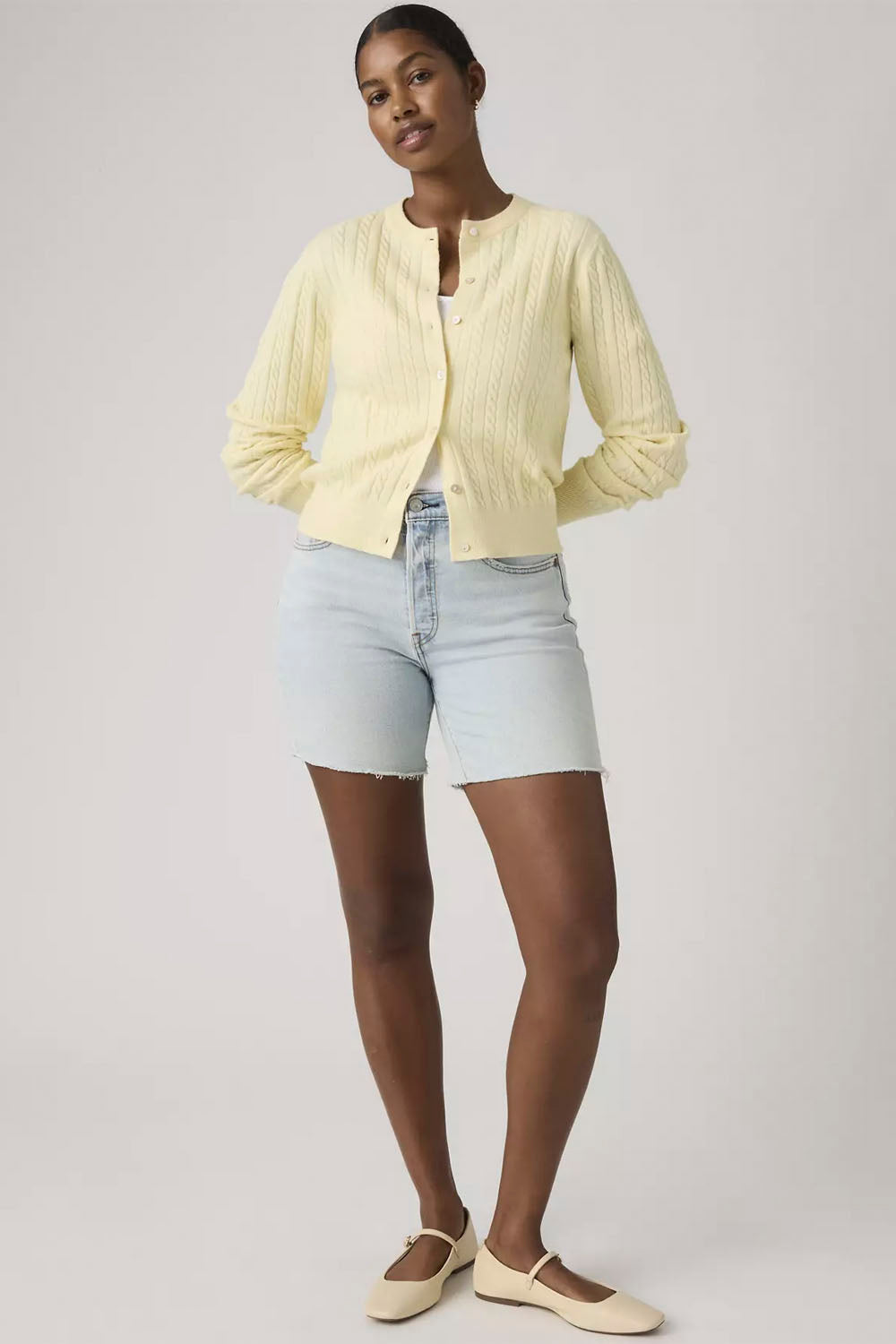 LEVIS - 501 MID THIGH SHORT - GIFTED BACK