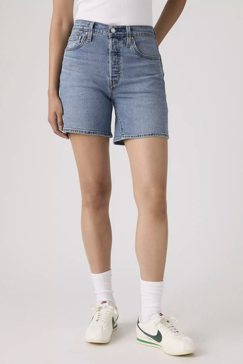 LEVIS - 501 MID THIGH SHORT - LW PEN RING