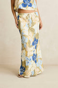 RHYTHM - BLANCA FLORAL BIAS CUT MAXI SKIRT