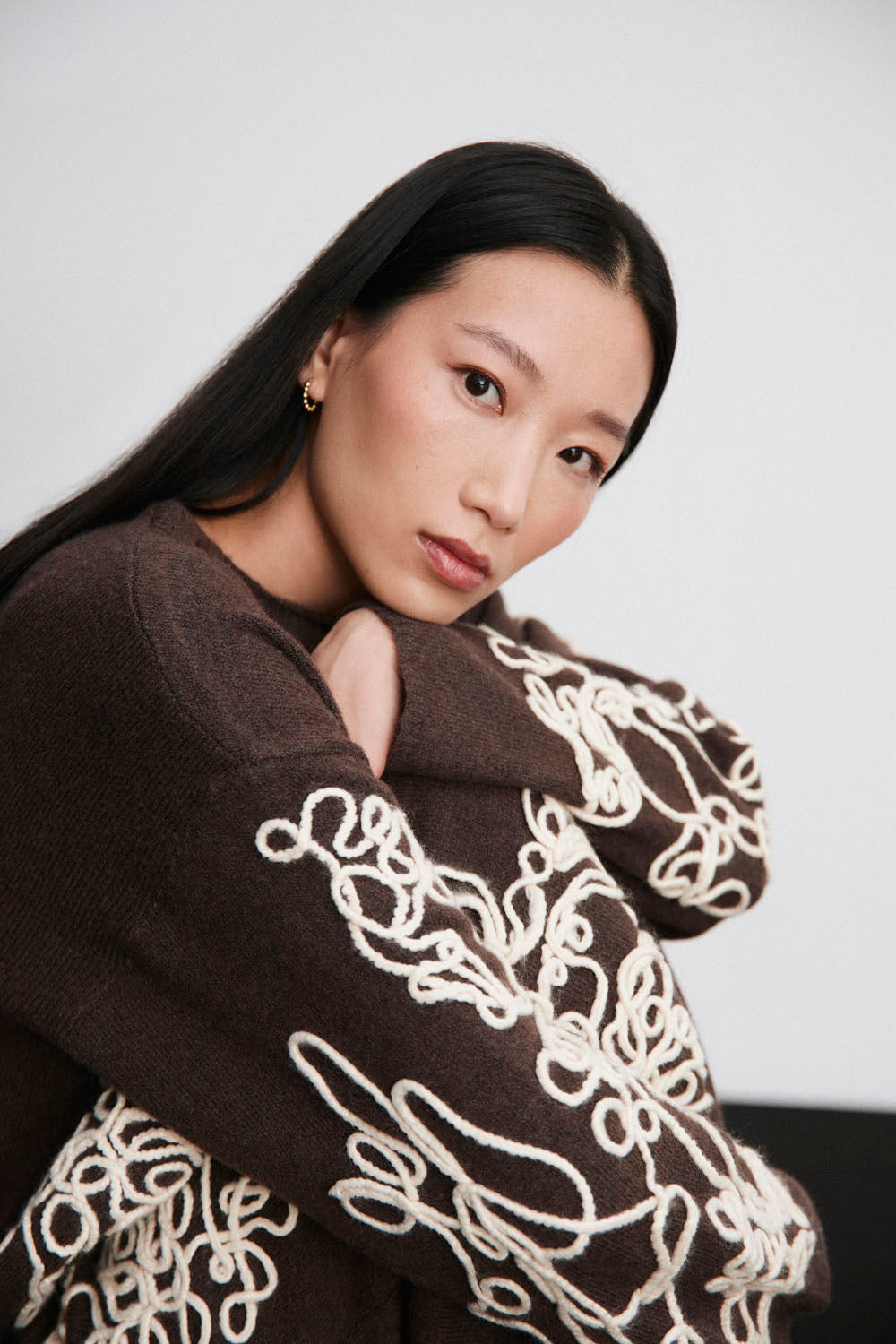 MUS & BOMBON - ERIAS CARDIGAN - CHOCOLATE