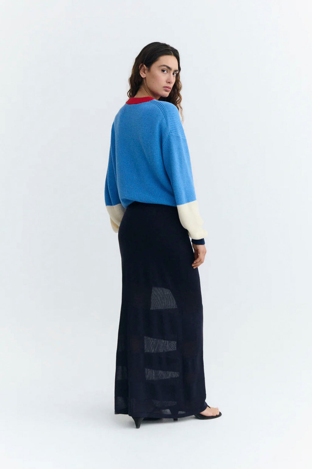 THINKING MU - CARMEN KNITTED SWEATER
