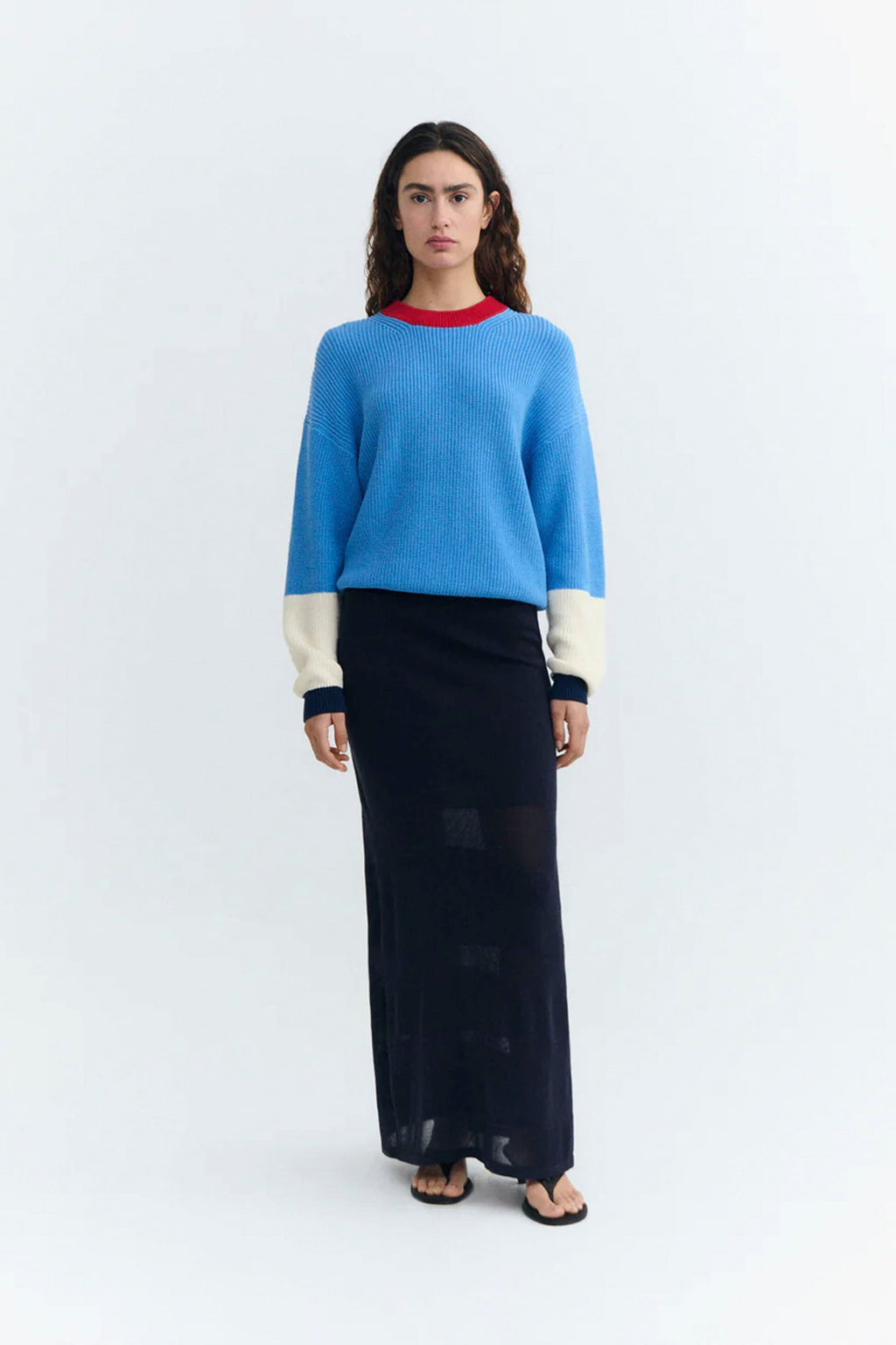 THINKING MU - CARMEN KNITTED SWEATER