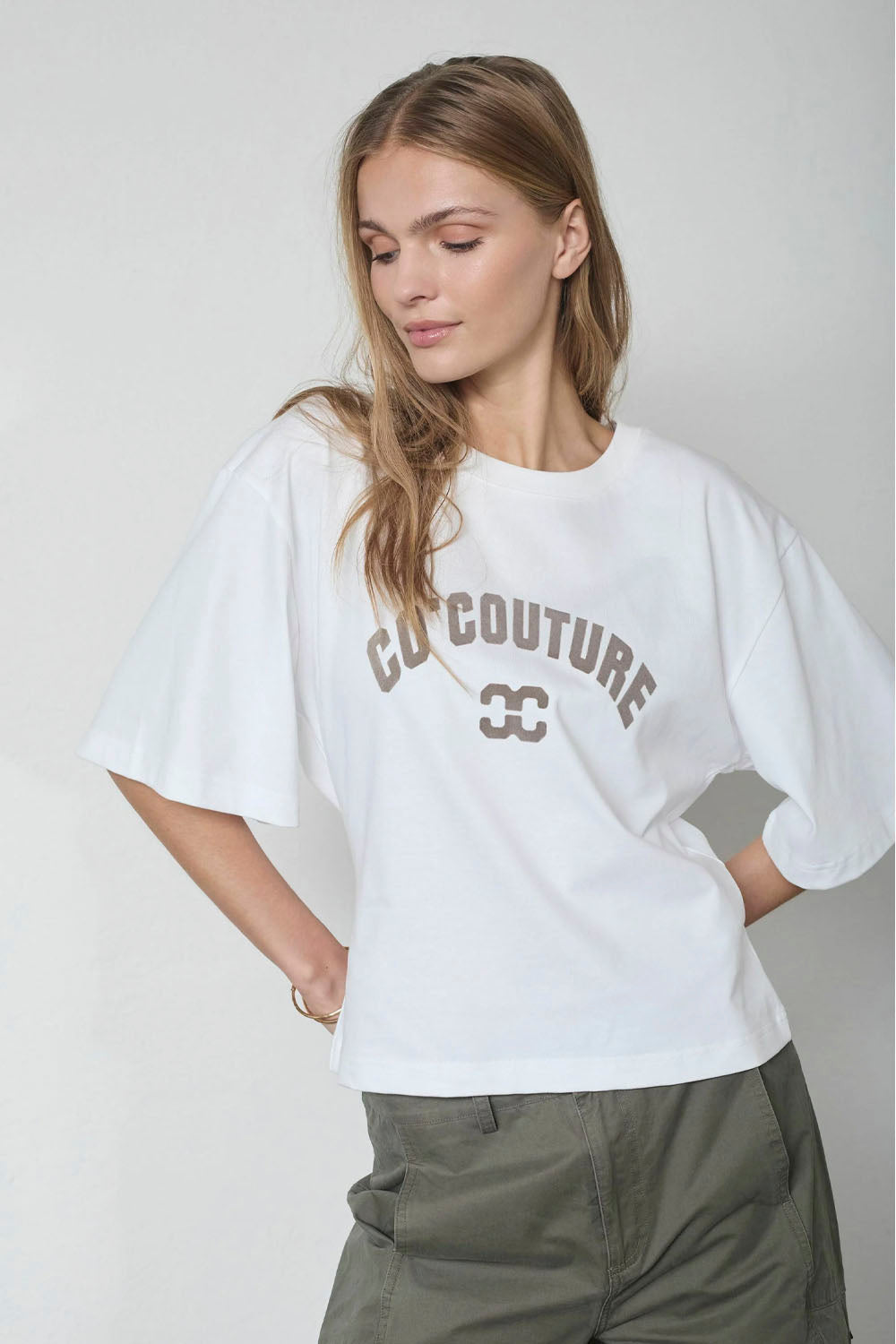 CO´COUTURE - ZENGACC O-NECK TEE