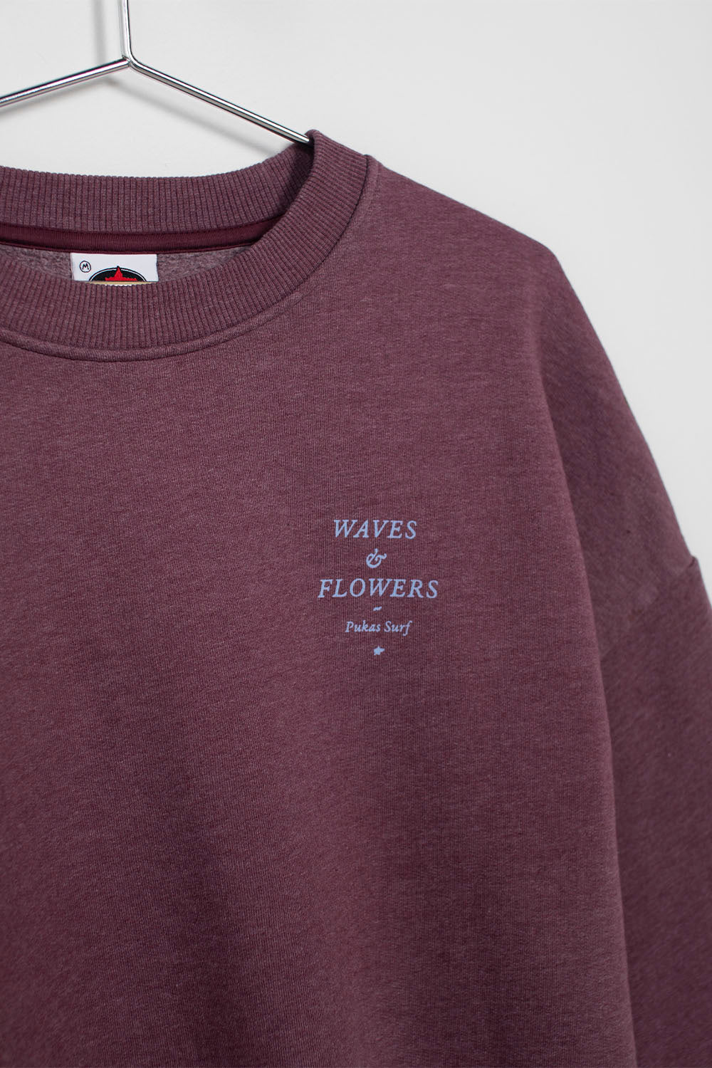PUKAS SURF SHOP - WAVES AND FLOWERS CREW - WOMAN