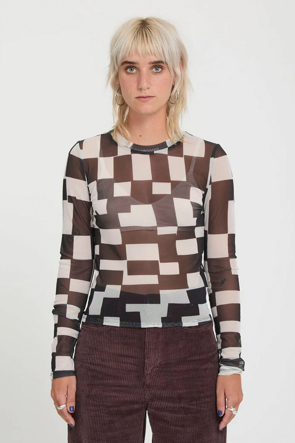 VOLCOM - FA CARRAU MESH LONG SLEEVE T-SHIRT