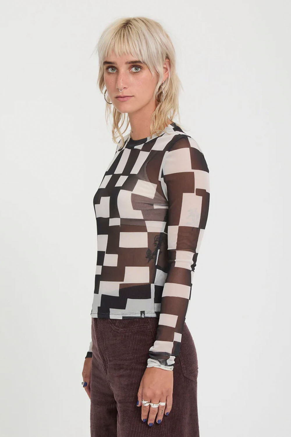 VOLCOM - FA CARRAU MESH LONG SLEEVE T-SHIRT