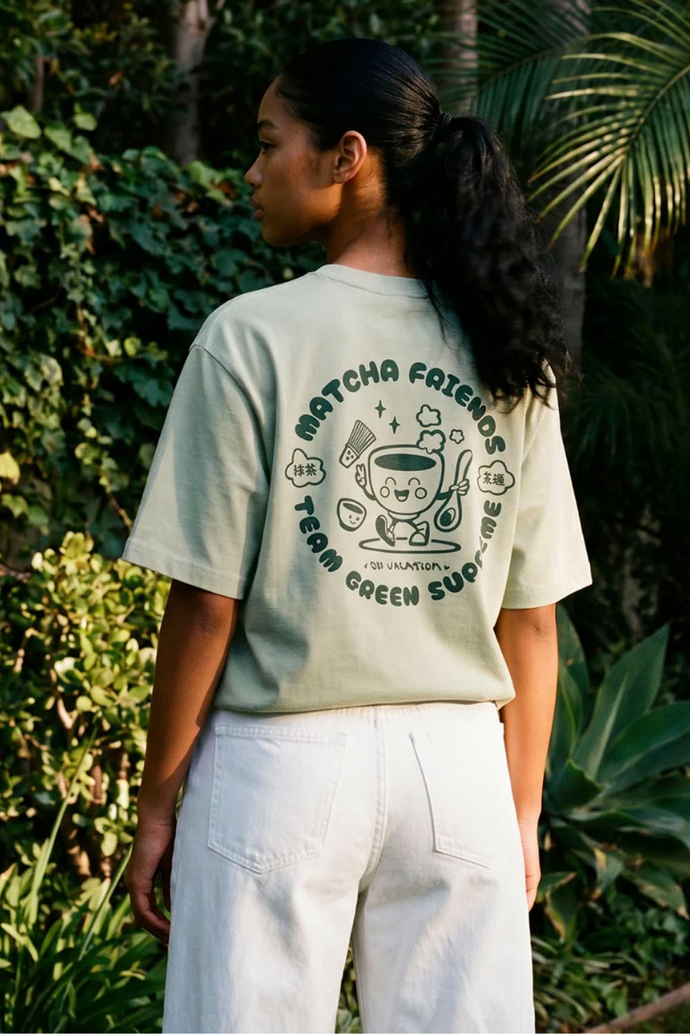 ON VACATION - MATCHA FRIENDS T-SHIRT