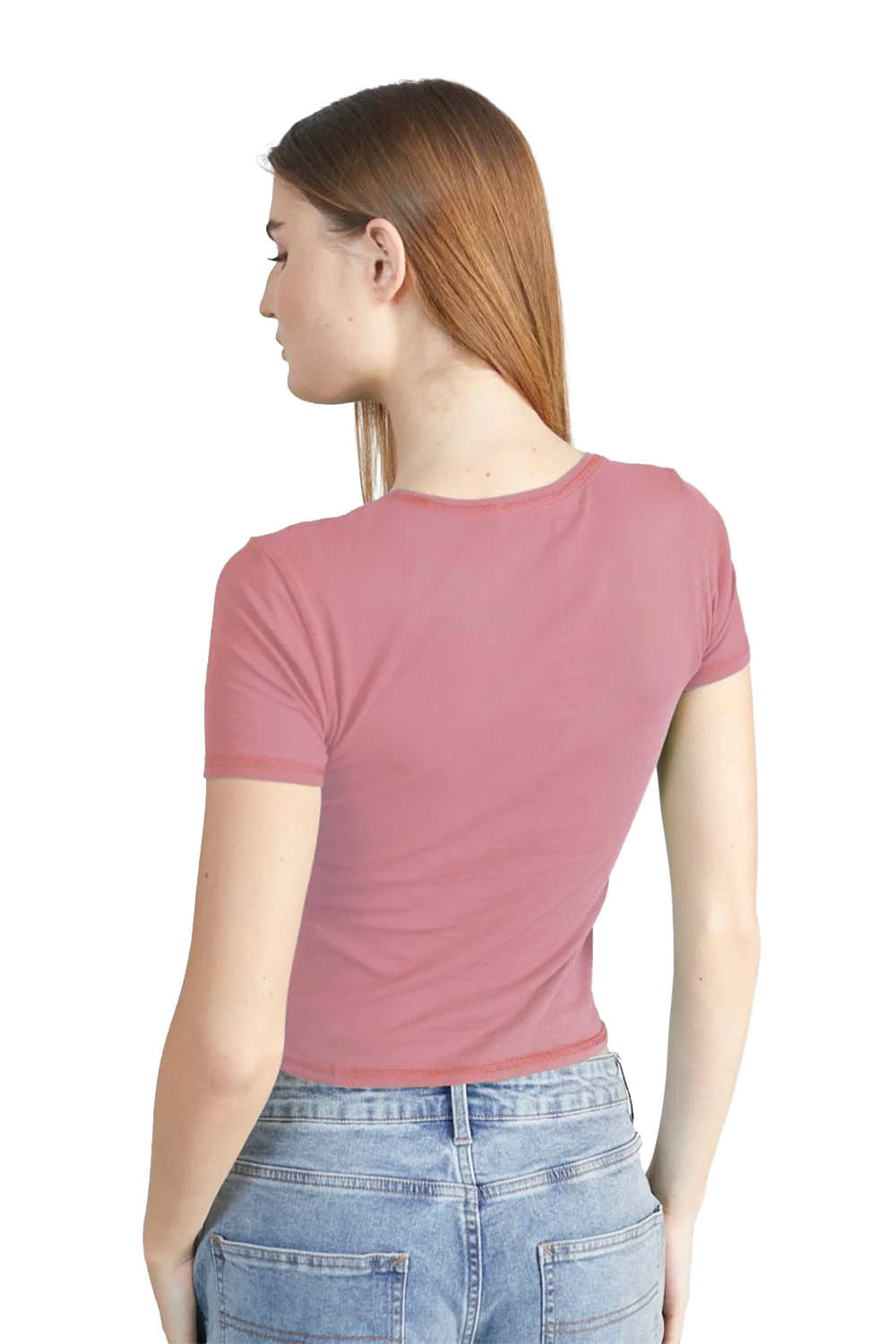 24COLOURS - PLAIN ROSE T-SHIRT