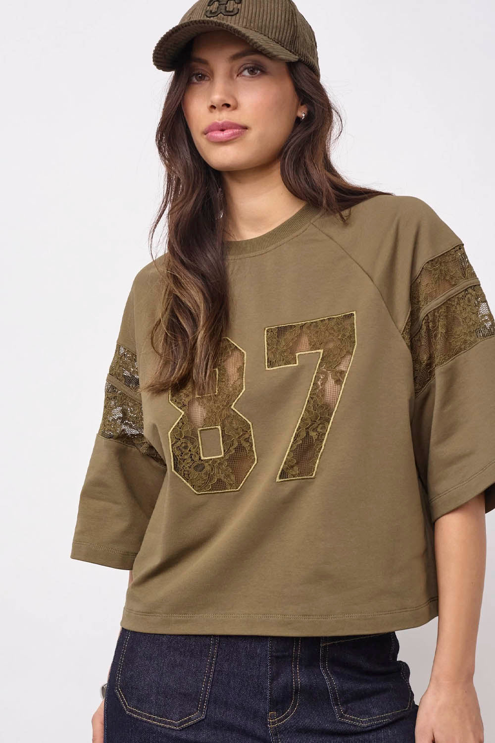 CO´COUTURE - ELYCC 87 LACE TEE SWEAT