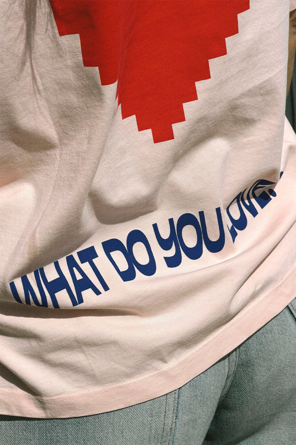 PUKAS SURF SHOP - YOU LOVE OVERSIZED TEE - ASH ROSE