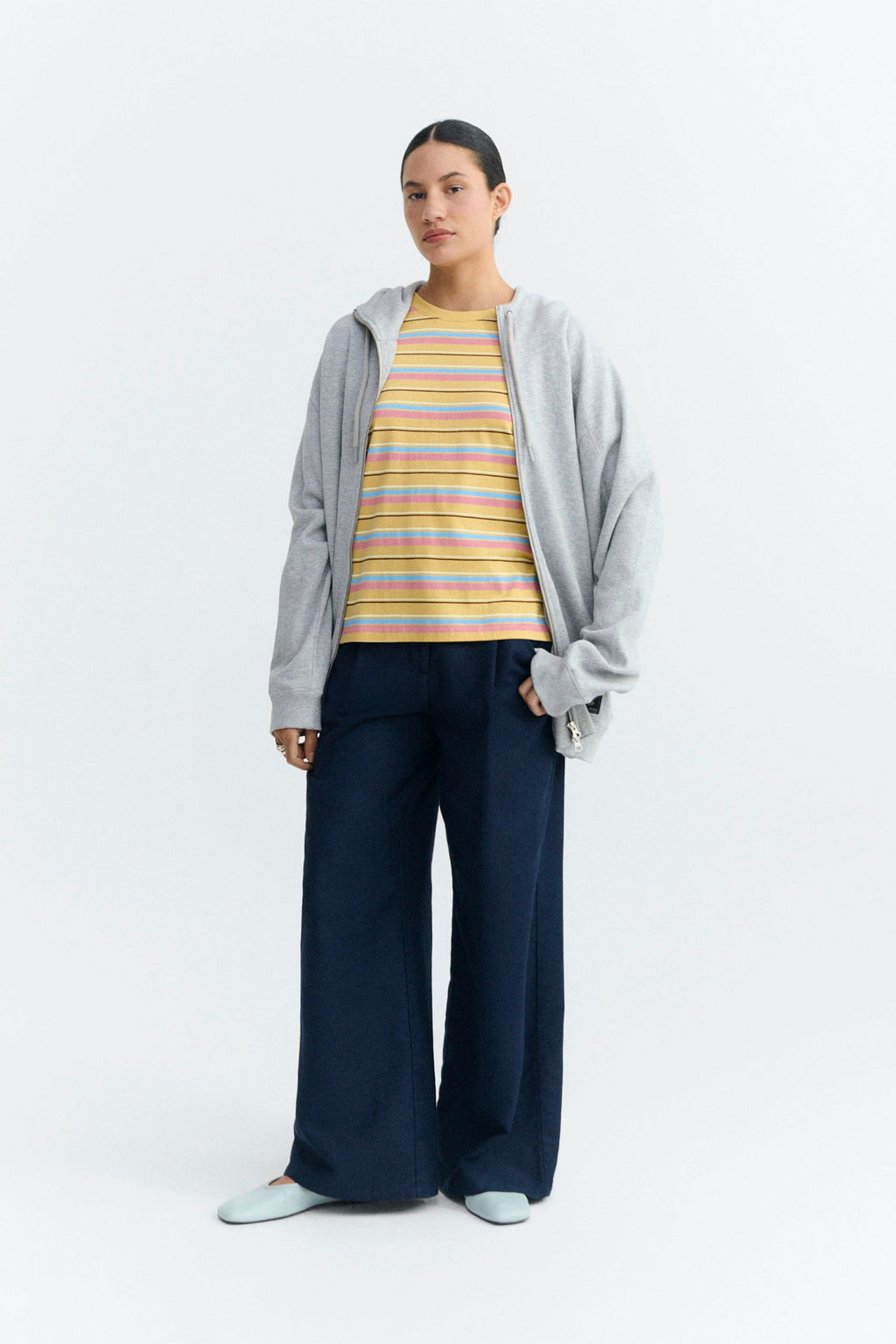 THINKING MU - LUCIA TEE - FUNKY STRIPES