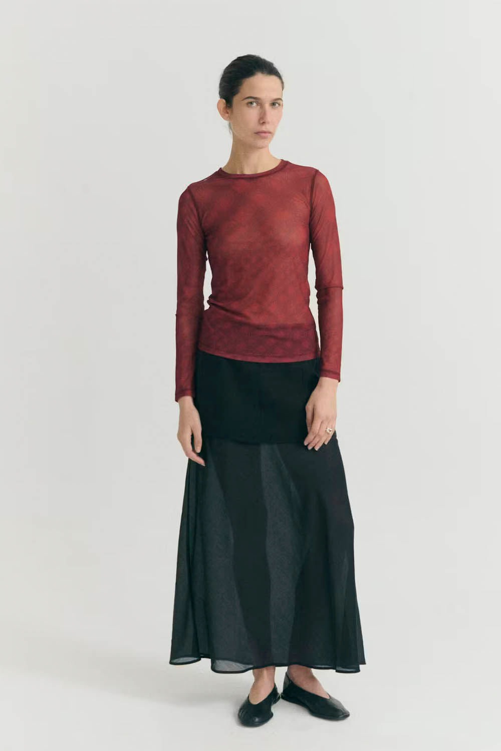THINKING MU - TERE TOP - NOIR PRINT