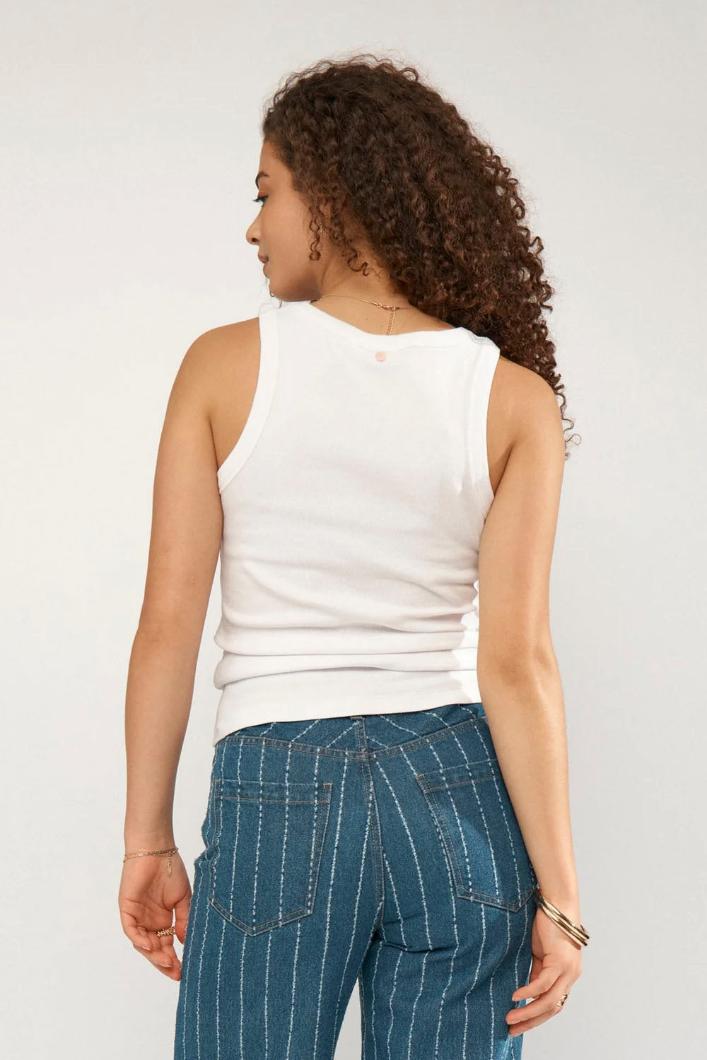 NÜMPH - NUMAKENY TANK TOP - BRIGHT WHITE