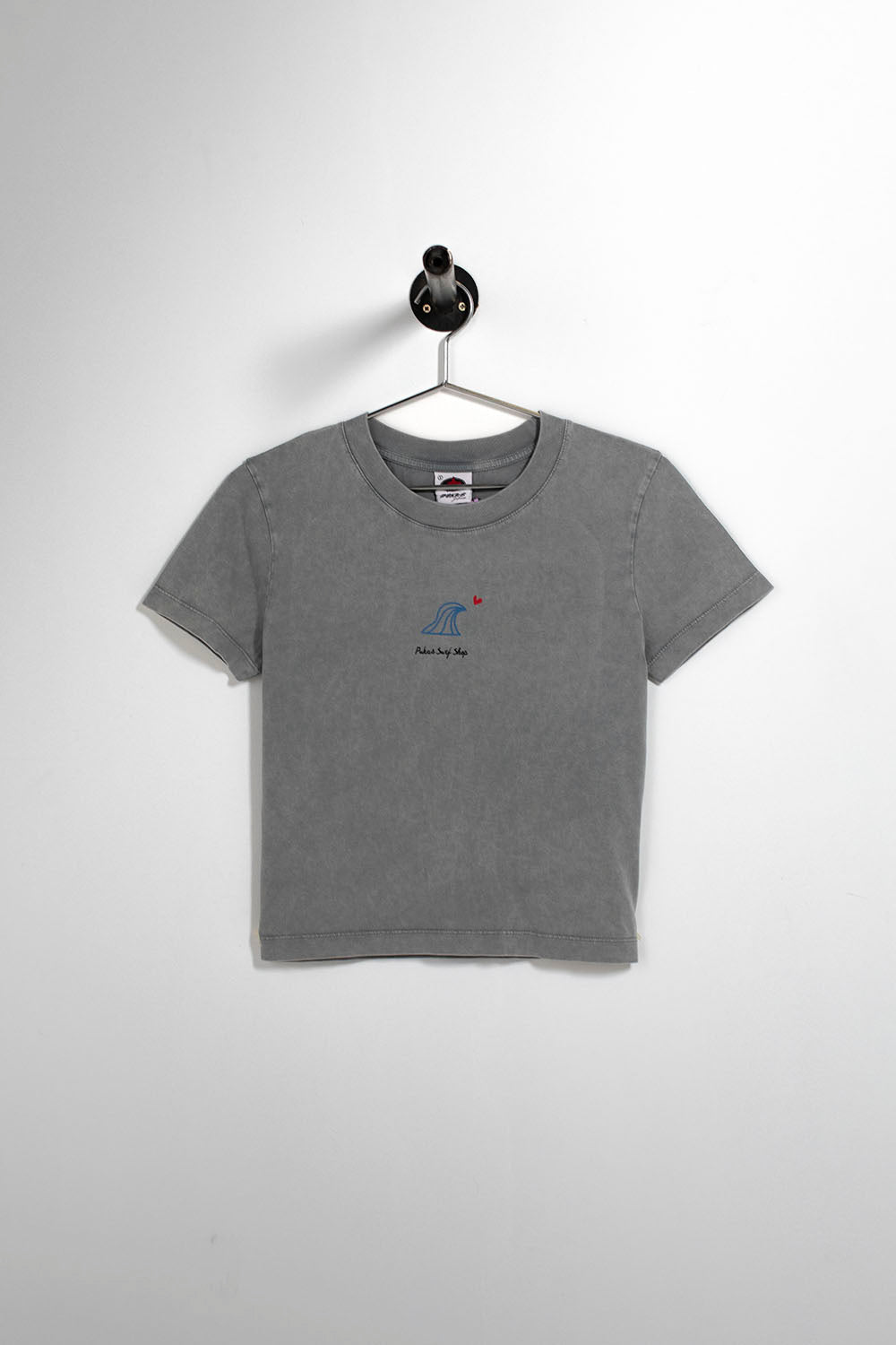 PUKAS SURF SHOP - 3 OLAS TEE - LIGHT GREY