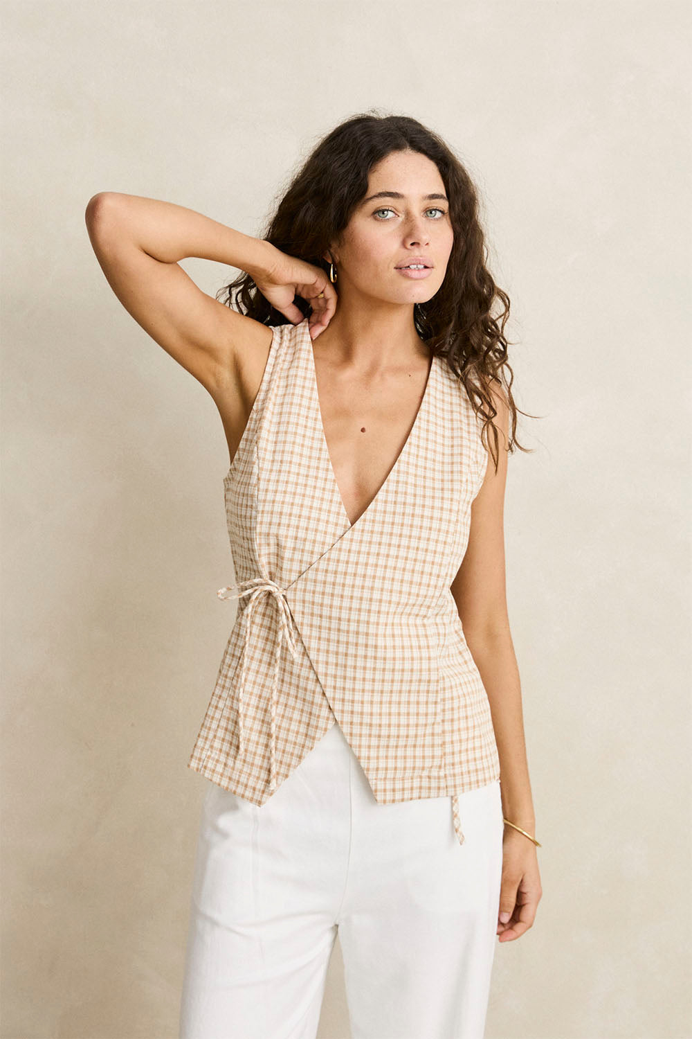 RHYTHM - LONDON CHECK VEST