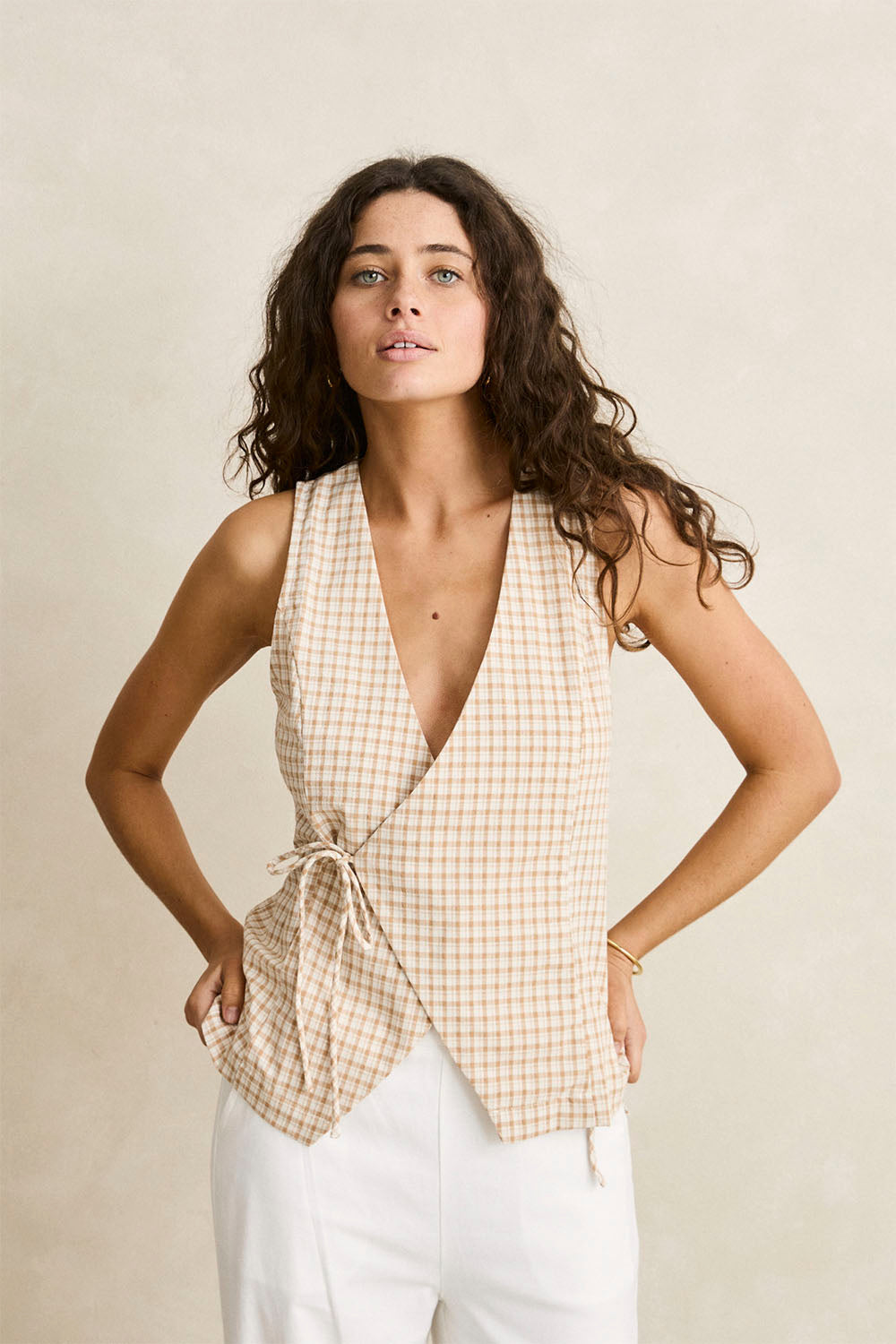 RHYTHM - LONDON CHECK VEST