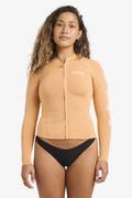 BILLABONG - PEEKY JACKET - 1/1MM - LONG SLEEVE - TANGERINE - WOMAN