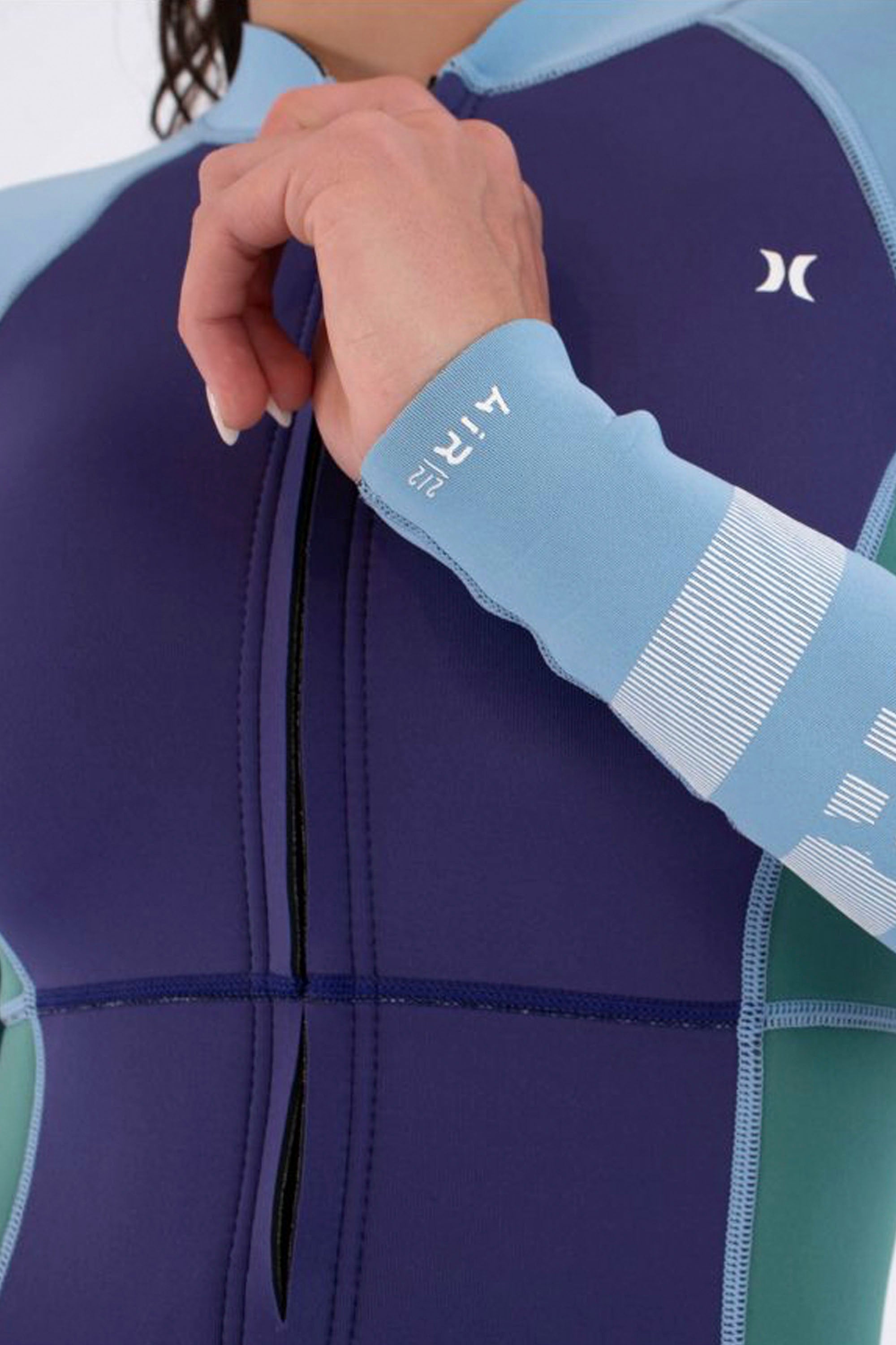 HURLEY - AIR - 2MM - SPRINGSUIT - PURPLE/LIGHT BLUE - WOMAN