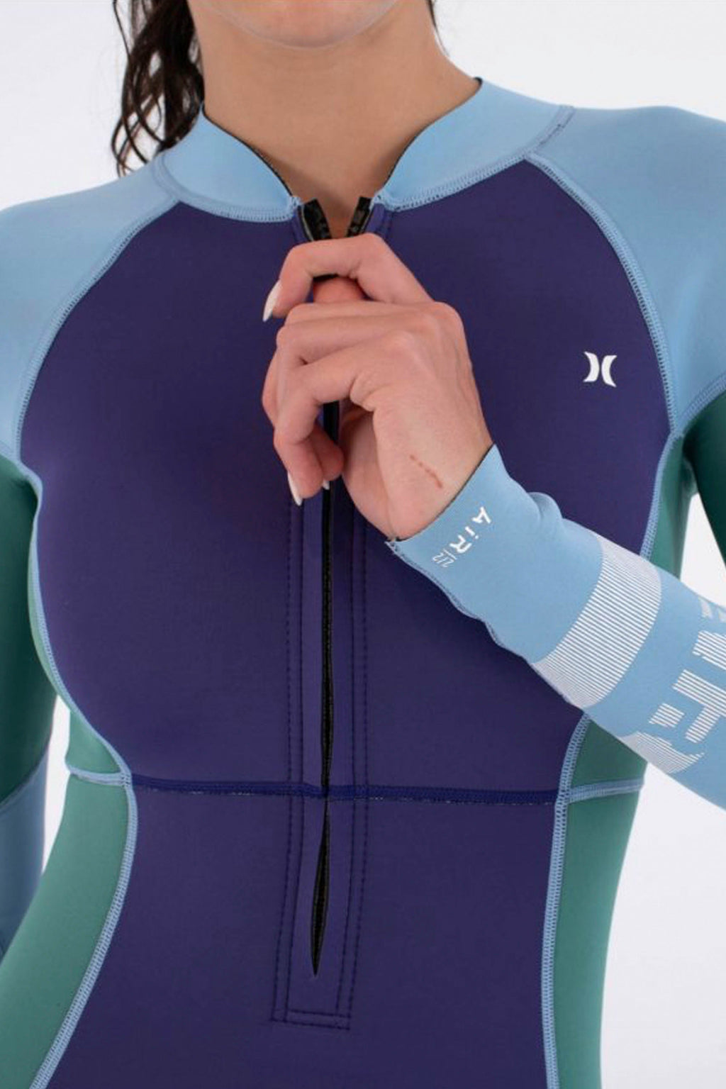 HURLEY - AIR - 2MM - SPRINGSUIT - PURPLE/LIGHT BLUE - WOMAN