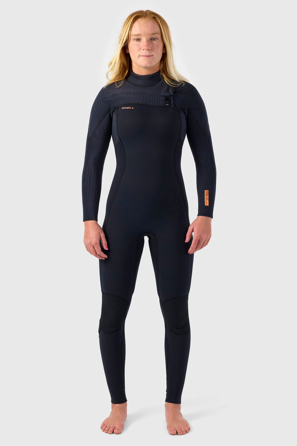 O´NEILL - HYPERFREAK - 3/2+MM - CHEST ZIP - BLACK - WOMAN